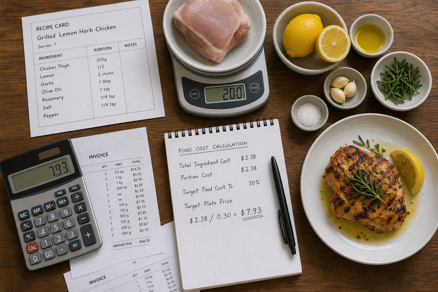 Cómo calcular el food cost de un restaurante paso a paso