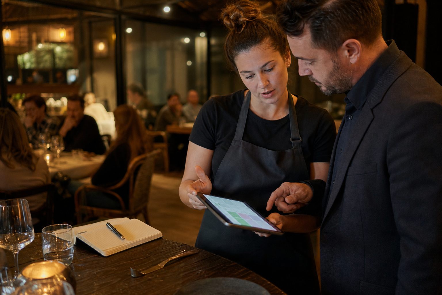 Referencia visual: Cómo digitalizar un restaurante sin perder la esencia del servicio en un restaurante
